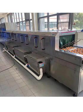 多能蔬菜筐蒸汽洗机塑清JUJ料周转筐洗筐设功备风干式带烘干一体