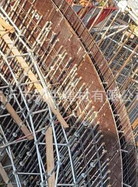 弧形怎构件21227怎支模板，形弧支模板，弧么形梁么支模板加固，