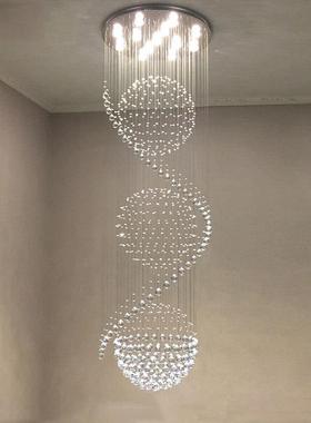 跨境式梯吊灯21104别楼墅酒店楼中挑楼空客厅灯简约时尚楼复梯间