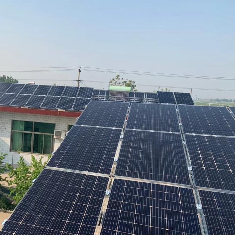 30KW光伏发电系统 学校屋顶太阳能离网型光伏发电站