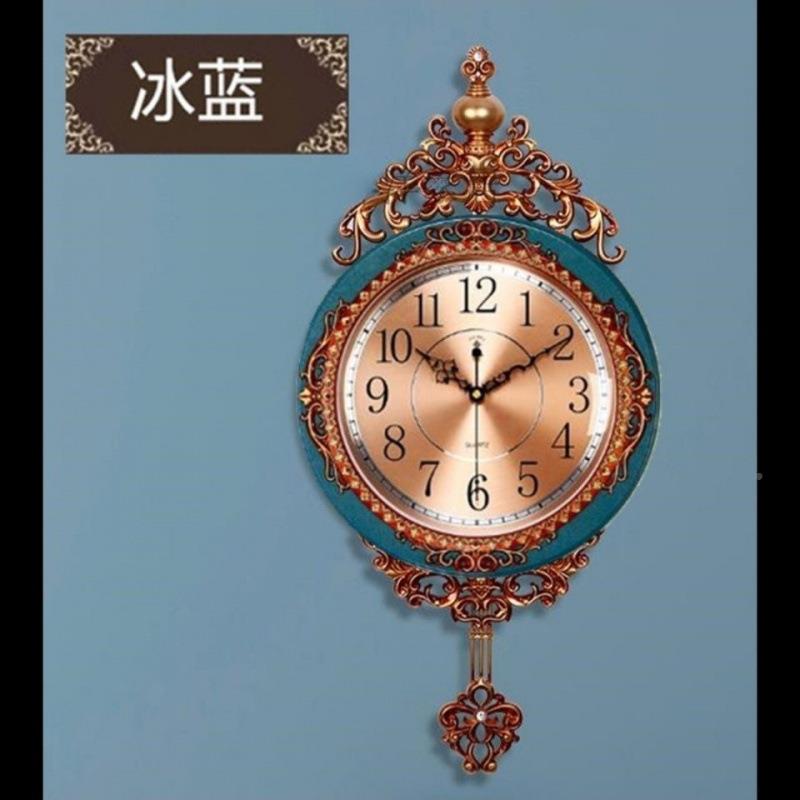 北星英寸摇极摆挂钟复古创意厅静音客石英欧式FT688-FT家用卧室钟