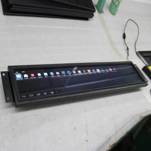 1寸9CTP001/28lcd液晶长条屏告超市示货架显器地铁公交用条形屏广