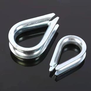 镀鸡锌ZX心环钢丝套索三角绳圈