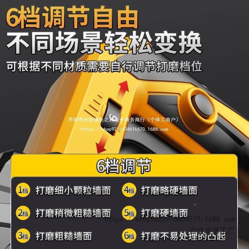 CQ46GcRh手持三光头无打磨机动地坪尘研磨机磨边混凝土水泥地电面