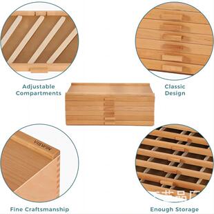 榉木画笔纳画盒蜡笔文具绘文具储物柜木质收纳箱绘抽屉收式画文具