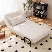 客厅小户型单人双人MZF多人实用木能腿沙发懒人可两折叠多功沙发