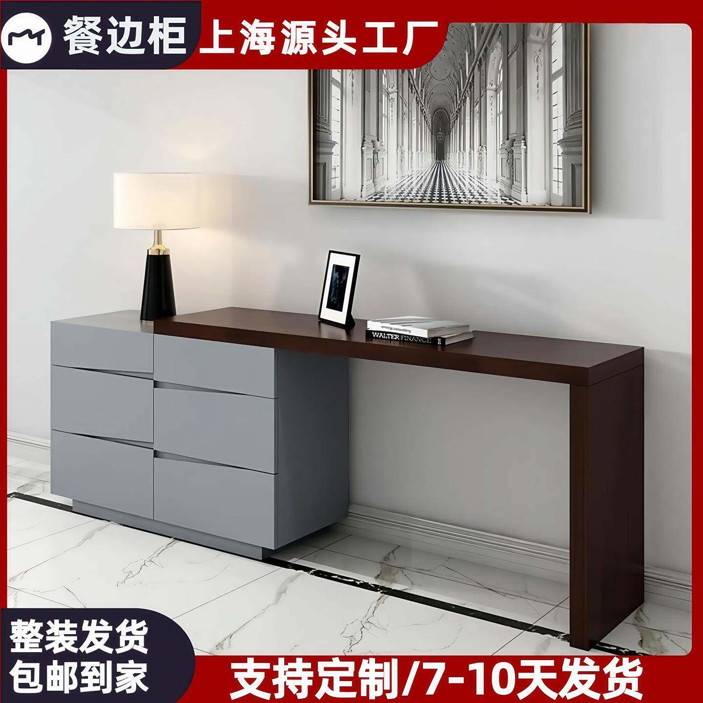 新品钢琴烤漆梳妆台桌现代简约卧室可伸缩书桌电视柜组合个性斗柜