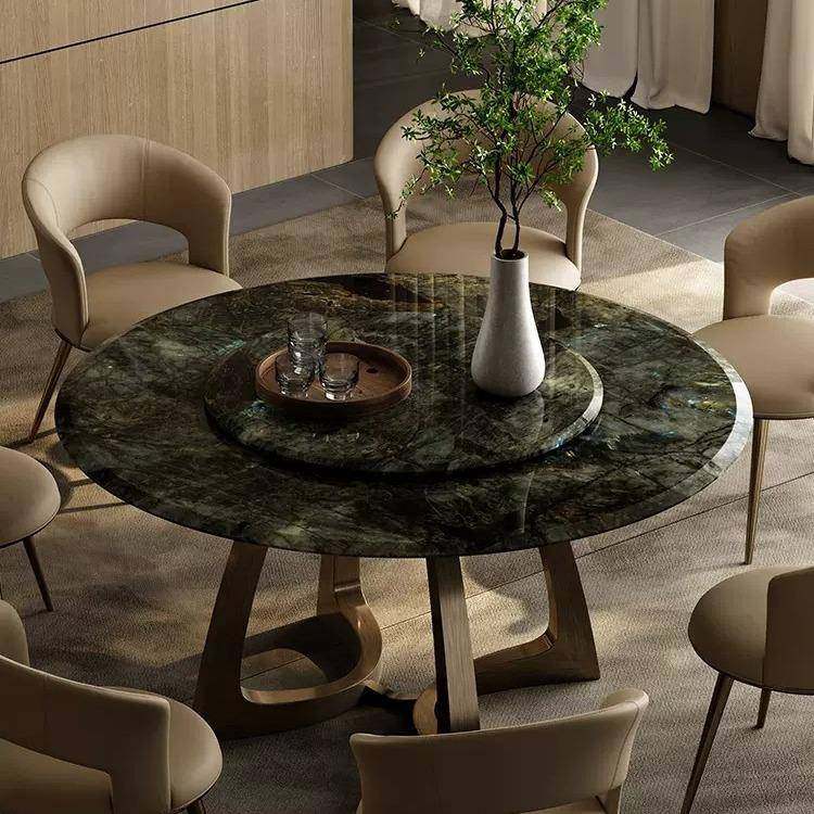 天山暮雪圆大理石餐桌奢石餐桌别墅大圆饭桌轻奢圆形别墅餐桌,纺织面料/辅料/配套,纺织机械配件,淘宝优惠券,粉丝福利购,淘宝优惠卷