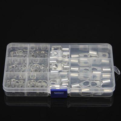 ebayb100/220pcs铜鼻子sc窥口铜接线端子SC4-25盒装