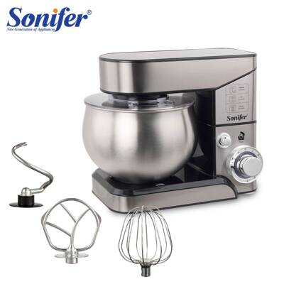 Sonifer家用不锈钢5.0L厨房和面机厨师机SF-8083
