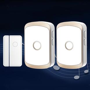 冰超市柜M20门磁冰箱开门提醒器感应门铃盗店铺欢临迎光门磁防报