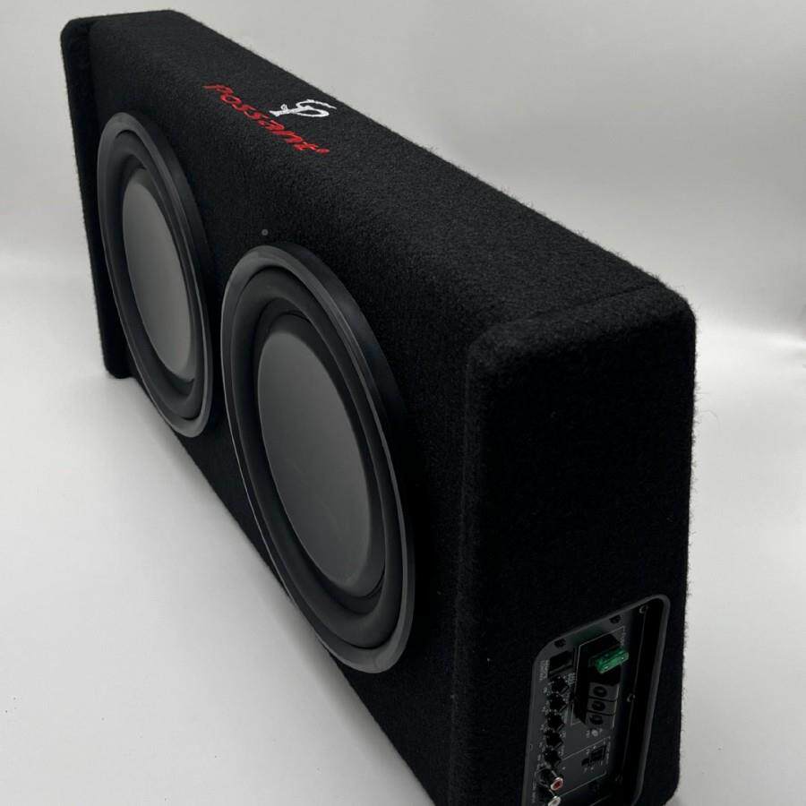 V新款0寸双喇叭车音响12车载汽重低音炮大功率D76134类数字1功放