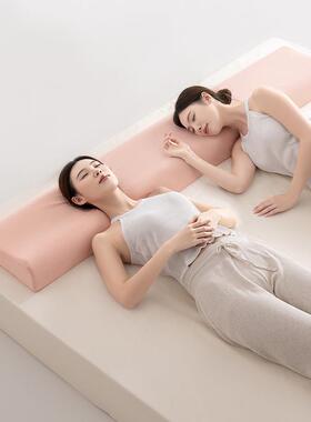 2025水新款全RQL棉记棉曲线双人长枕棉-纯棉洗棉记忆双人忆枕头