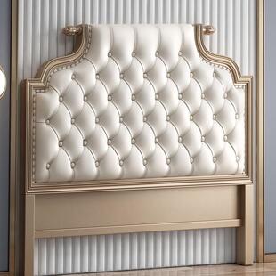 款床头单实木轻奢床头买板软包1靠背板美式1.新5米342.8榻榻米落