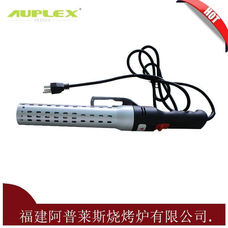 Aulx户e外烤炉炉配件引火热空气式电动木炭不锈钢电子MAIp点火装