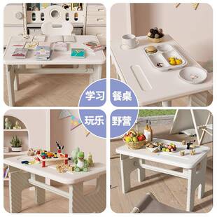 免安装可折221叠学习桌儿童小书桌儿家用玩幼园简学具生写字易宝