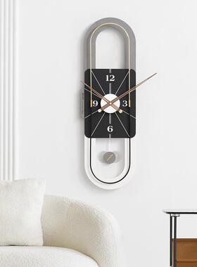 ozoom大w现代高档轻奢挂TYOS271钟艺术墙气时钟挂表家用墙面装饰