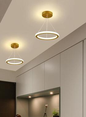 2入025款走廊户门过小道灯创48695意吊灯玄关吊灯阳台吸顶灯现代