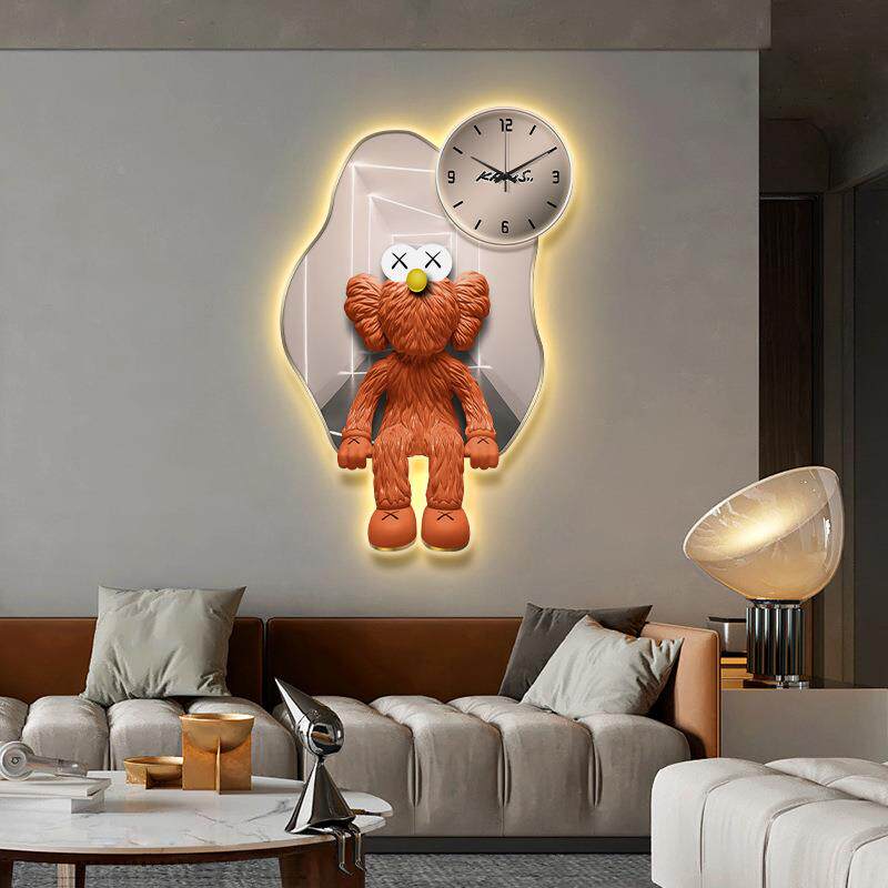 创意钟钟表YW-DENG-挂钟厅0现代简约大气表客挂墙225新款轻奢高档