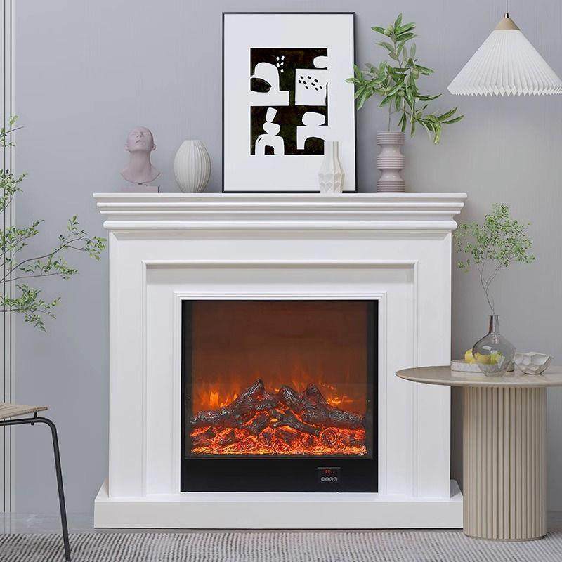 法式壁炉家饰柜电子式仿真771火焰黑色复古别墅客装厅用美置物架