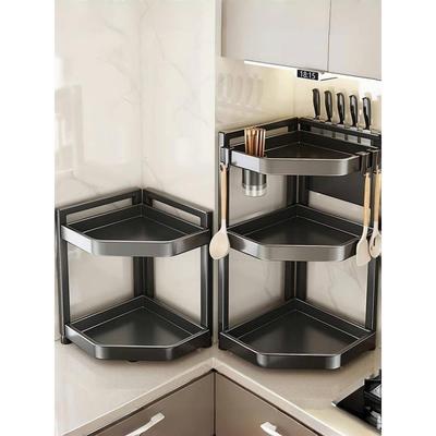 厨房Fhhzqwzu置架料调物料台面转角多功能三角调品架墙角落调子味