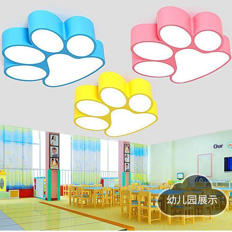 卡通狗爪吊6523灯宠物商店儿动物造型吸顶幼儿园教室led舍童宿灯,家装灯饰光源,智能吊灯,淘宝优惠券,粉丝福利购,淘宝优惠卷