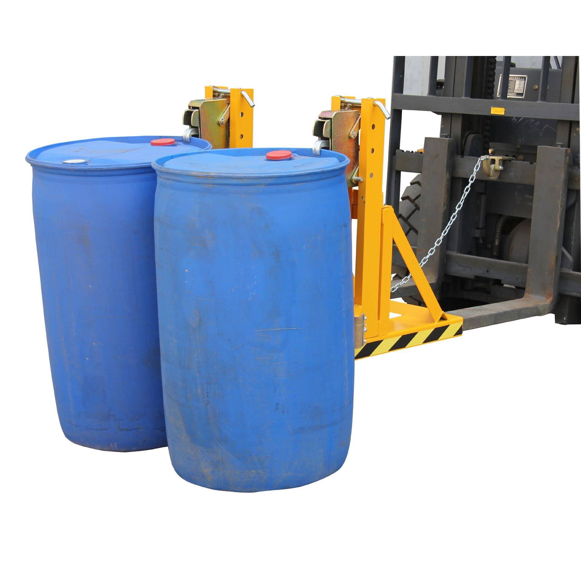 油桶叉车型FTE鹰嘴铁桶料桶双桶夹具10塑0重0kg720kg