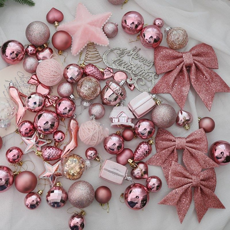 圣诞节装饰圣诞球彩球玫瑰金圣诞树装饰挂饰橱窗布置,节庆用品/礼品,圣诞装饰品,淘宝优惠券,粉丝福利购,淘宝优惠卷