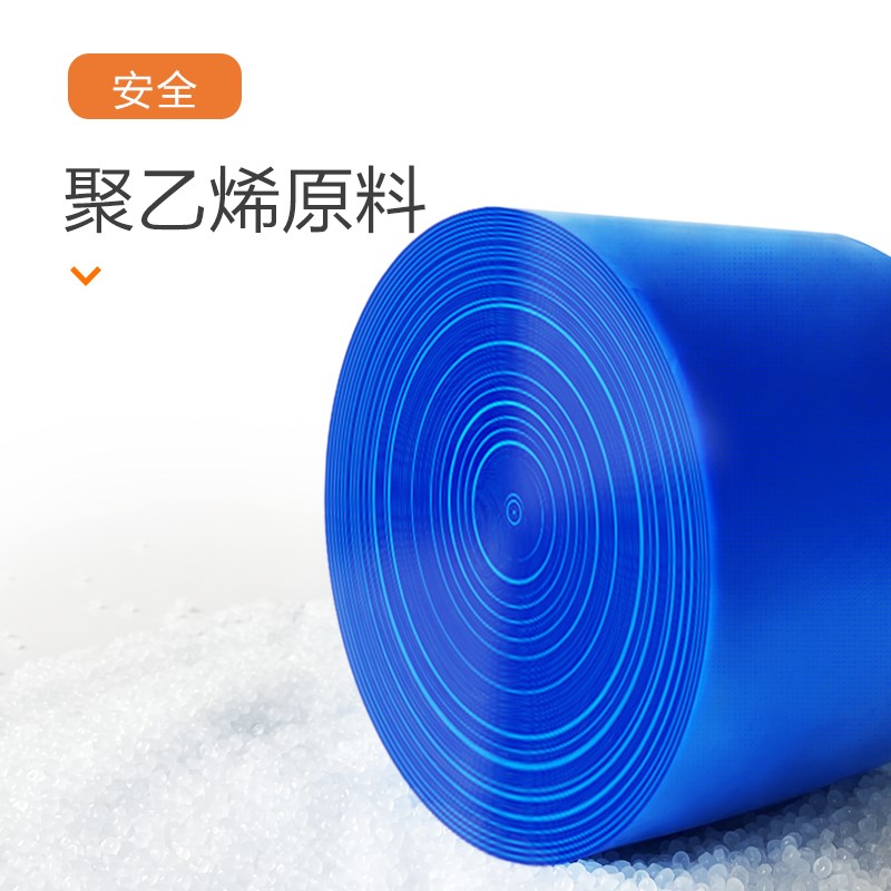 e洁加厚家用手提背心抽取式垃圾袋厨房中号塑料袋200只颜色随机