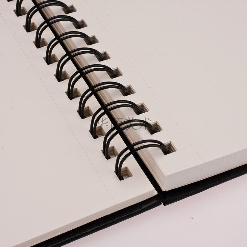 大千12开黑皮硬面素描本 美术生专用速写本 12K/A3学生写生本80页