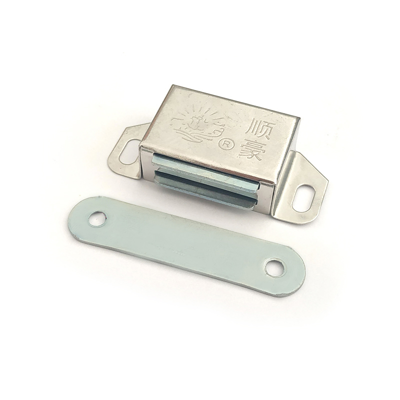 衣柜吸门扣磁吸门碰门磁柜门锁磁碰夹碰珠门锁强磁不锈钢加厚包邮