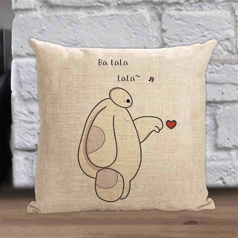 动漫大白抱枕卡通可爱抱枕汽车沙发靠枕坐垫靠垫周边定做定制芯套