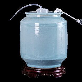 纯净水桶带浮球阀陶瓷存水缸家用功夫茶自动上水罐储水壶泡茶空桶