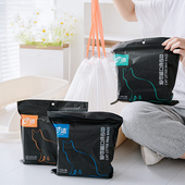 怪物星球e洁猫砂盆专用铲屎垃圾袋加厚自动提绳式 1次性清洁袋30只