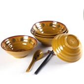 密胺招财面碗商用烩面条米粉麻辣烫拉面米线牛肉汤碗饭店面馆专用