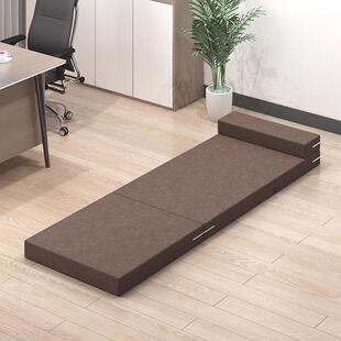 办公室午睡垫可折叠拆洗加厚学生午休垫可收纳防水榻榻米咖色垫子