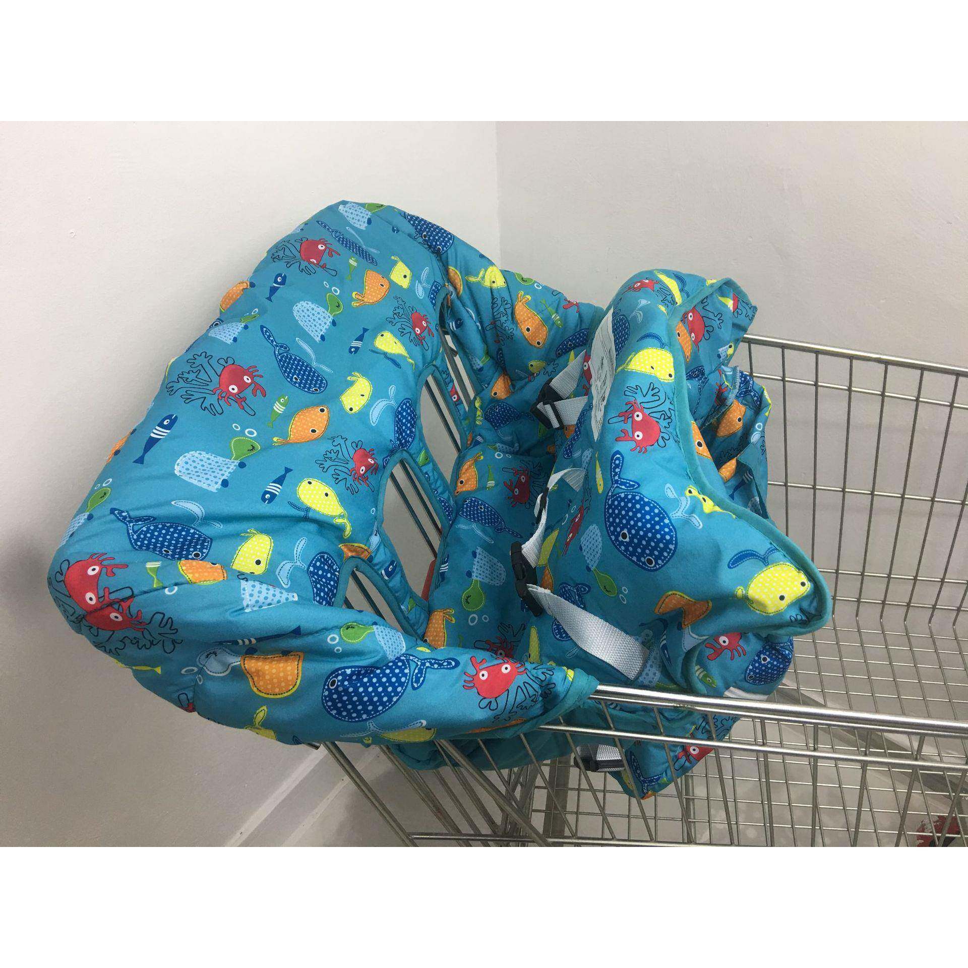新品双胞胎婴幼儿童多功能超市购物车坐垫餐椅座套安全出行