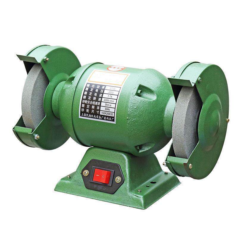 台式砂轮机家用220V工业级小型电动磨刀器多功能迷你小沙轮磨光机