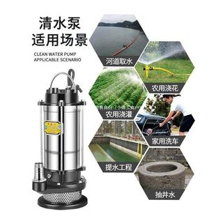 家用2水泵1寸20V小水型抽109泵吸水高扬程家用井水农用清水污潜水