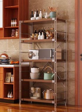 日式风置物架中古多FKS层落展架阳台客地厅示家用多功能零食收纳