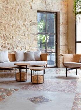 藤户外编沙发民庭院藤SF-3080T椅子茶几组合售楼部阳台家东南亚宿