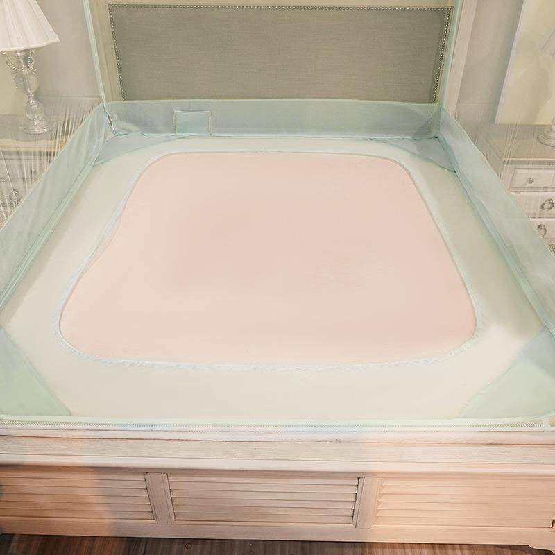 雨蒙蒙蚊帐家5用11916-03防.拉8m床1.m蒙古包摔儿童新款链坐床纹