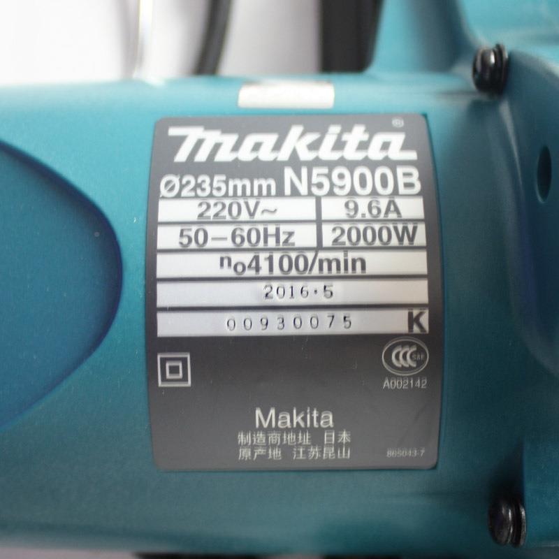 原装田N590牧N5900B0B木工圆锯2000W木工台锯锯9寸手提电倒装锯