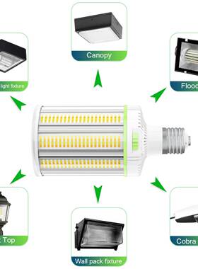 ULW认证户外室IFK内高压LED玉米灯泡替换库10050W仓商店商场1路灯