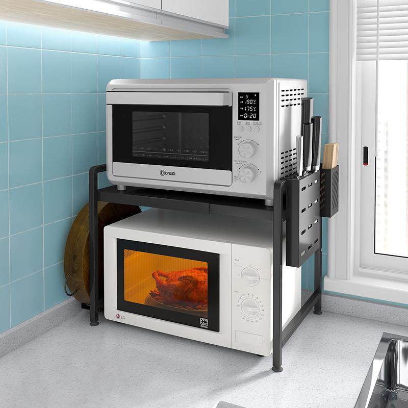 厨微波炉物台架面烤箱用品大全收纳桌无品牌/面架子房伸缩单层电