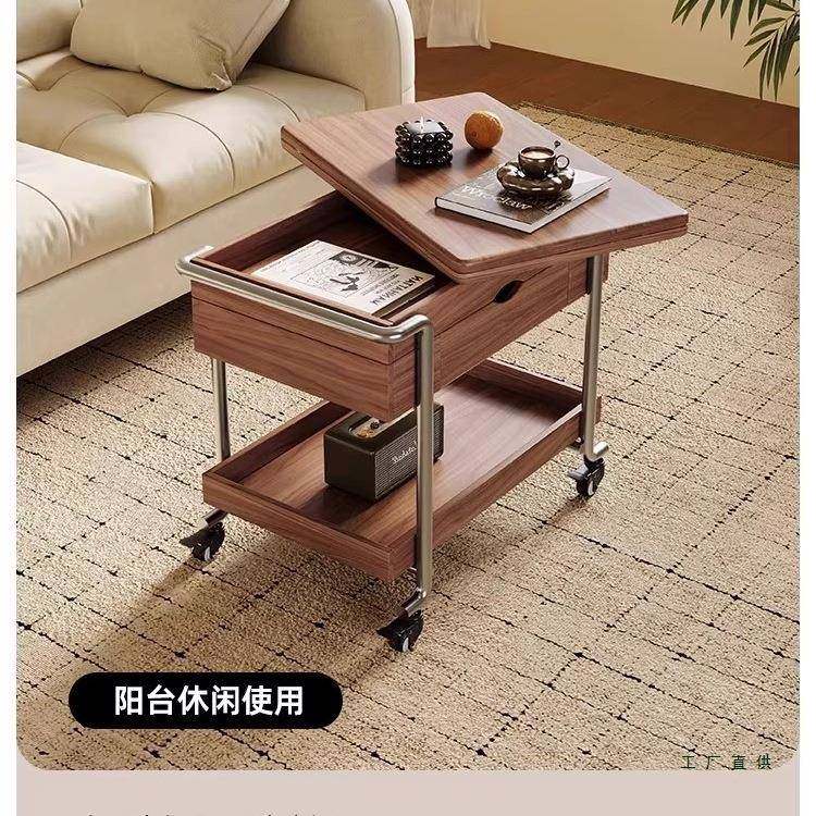 实移动茶桌可升茶几降折物叠沙发边几储小推车带HDP轮客木厅旋转,鲜花速递/花卉仿真/绿植园艺,其它园艺用品,淘宝优惠券,粉丝福利购,淘宝优惠卷