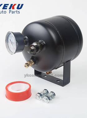 汽车改装载气泵带四管压黑色KML喇叭不锈钢空机/12V车充气泵热销