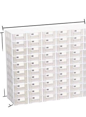 簪JAS娘用手工料树脂配件件收纳盒透明材饰品桌面家零盒