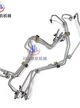 挖1掘油机配件PC00-7高压管康明斯6D02发动机柴油泵喷OJV油嘴2回