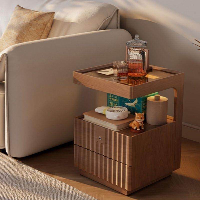 木床头柜简约现QQG代家用卧室带实锁储物柜小型物边床置架简易收,鲜花速递/花卉仿真/绿植园艺,其它园艺用品,淘宝优惠券,粉丝福利购,淘宝优惠卷